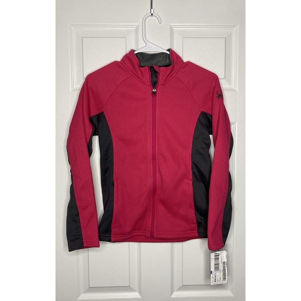Spyder Kid Youth Girls Cora Fleece Jacket‎ Berry XL New